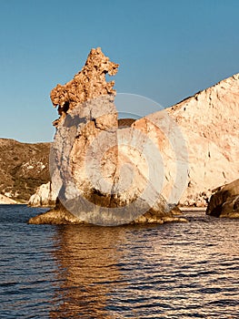 A Bear Rock - The Arkoudes Greek: Î‘ÏÎºÎ¿ÏÎ´ÎµÏ‚ - Milos Island in Greece - GREECE